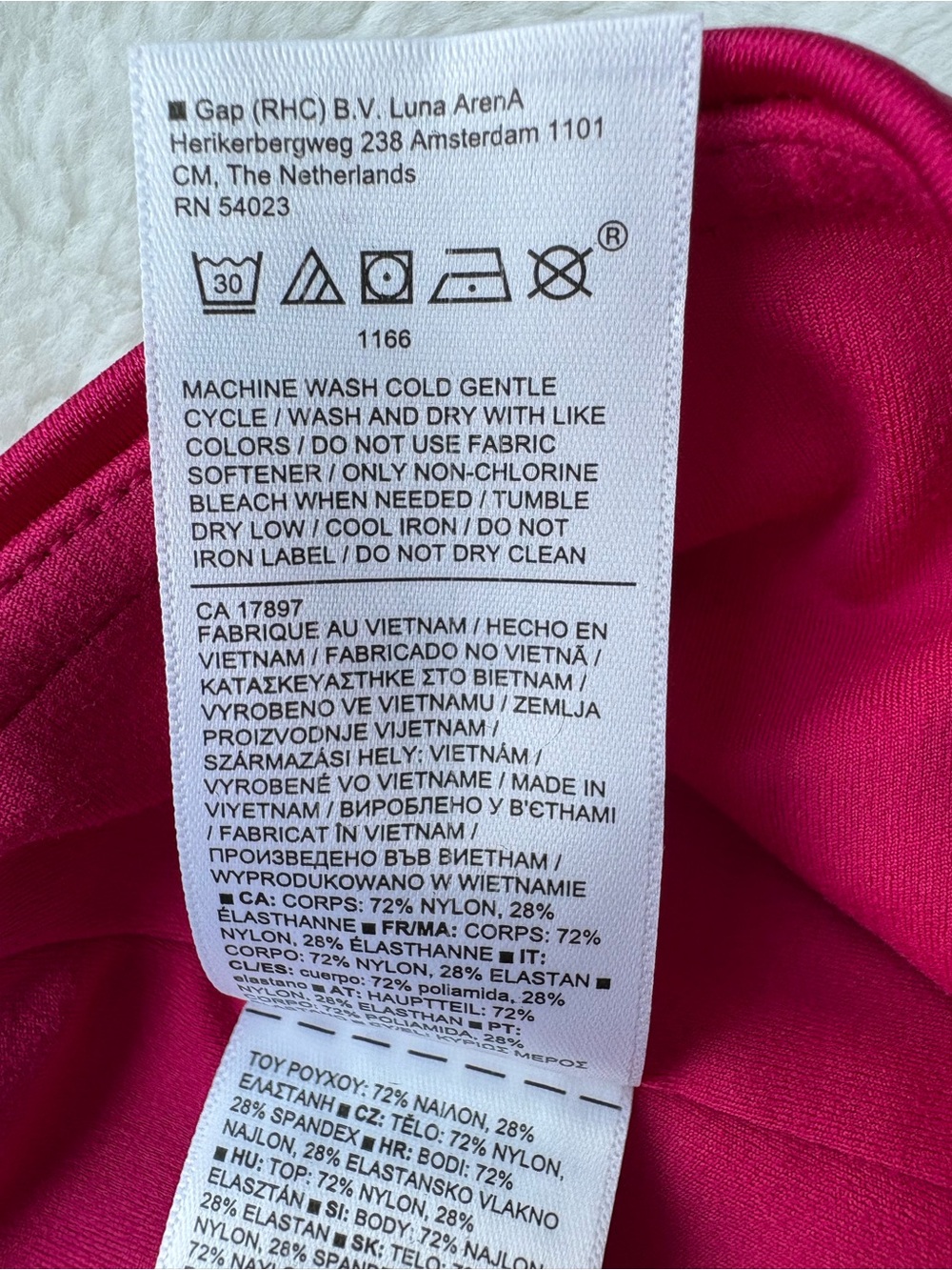 Athleta Elation Shine Tight Leggings Hot Pink, NWOT - Picture 8 of 8